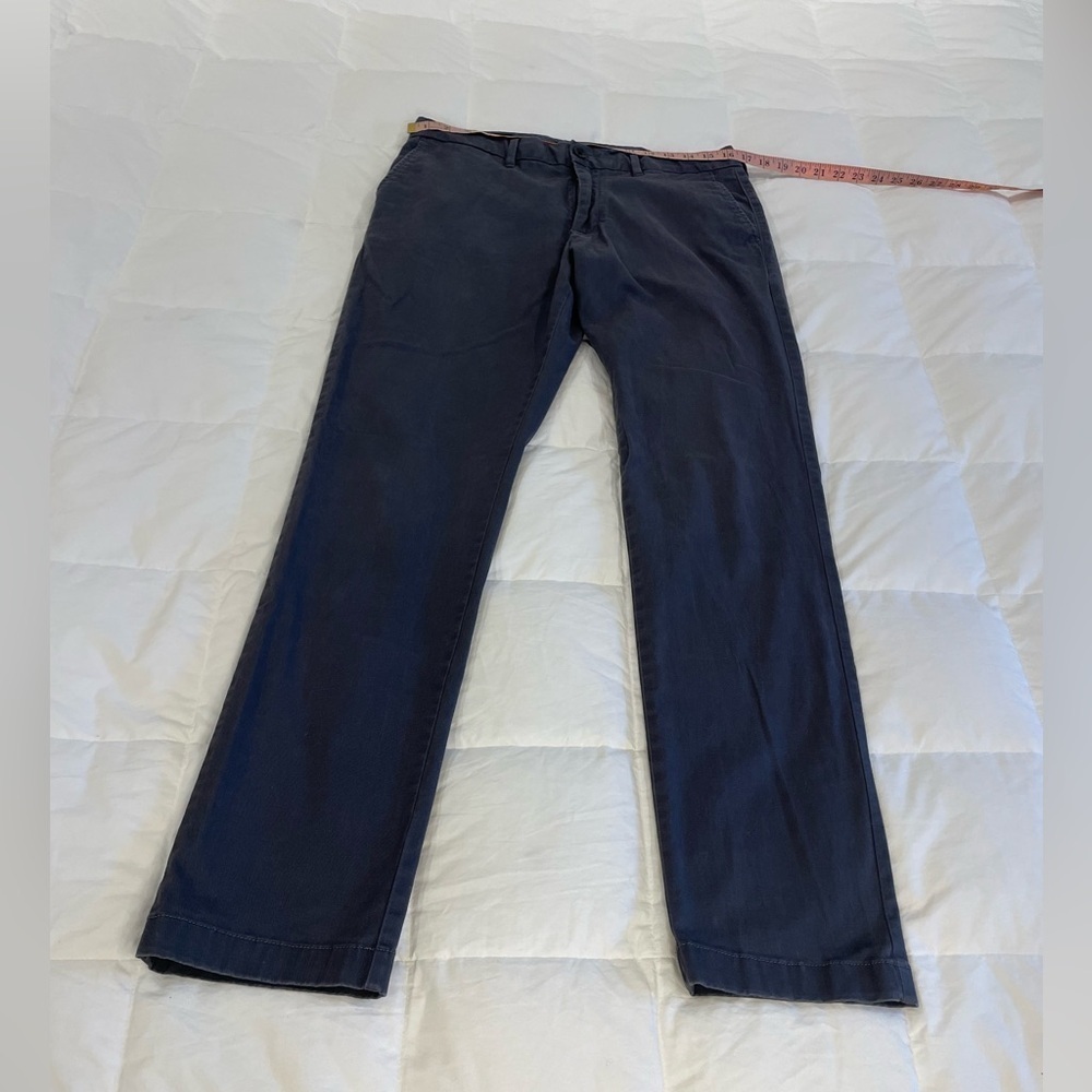 Men’s 1901 34/34 Basic Navy Pants with Stretch. Slim/Skinny Type Fit
